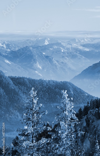 die schönen Alpen und Winter  © in-foto-backgrounds