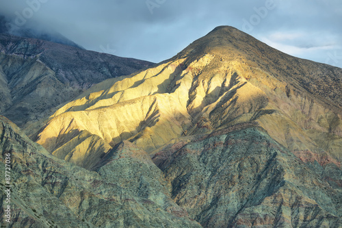 Multicolored mountain neat Purmamarca