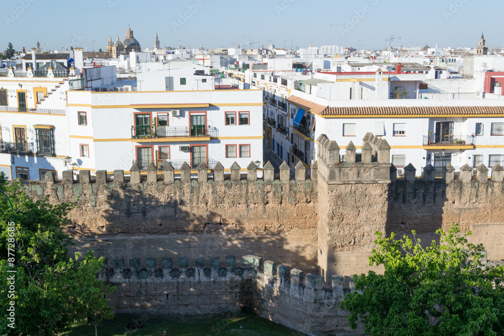 Seville roman walls