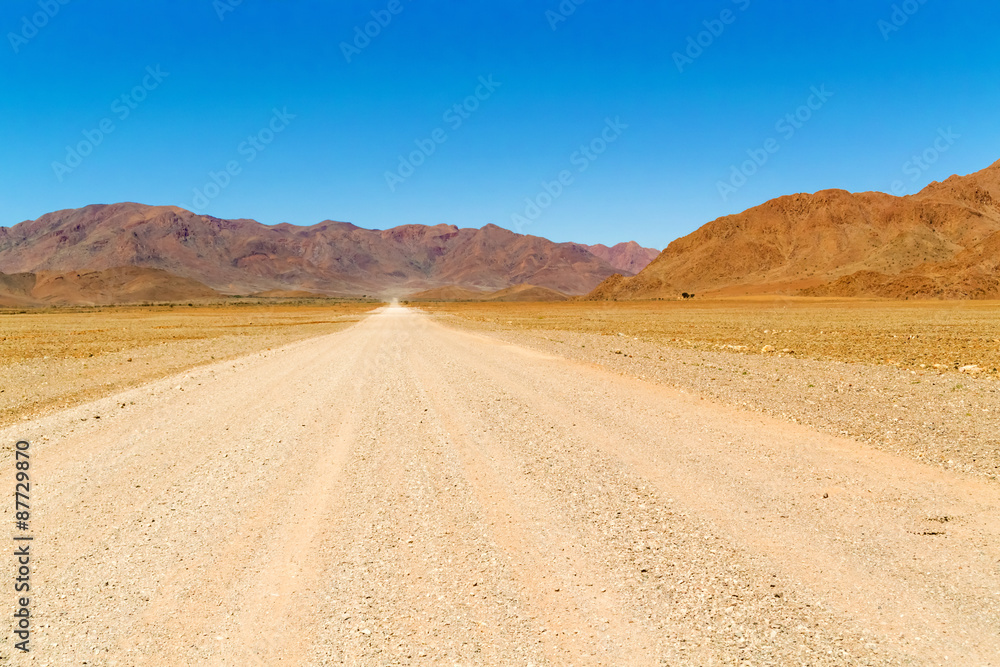 Desert landscape near Sesriem in Namibia. Desert landscape near Sesriem in Namibia.