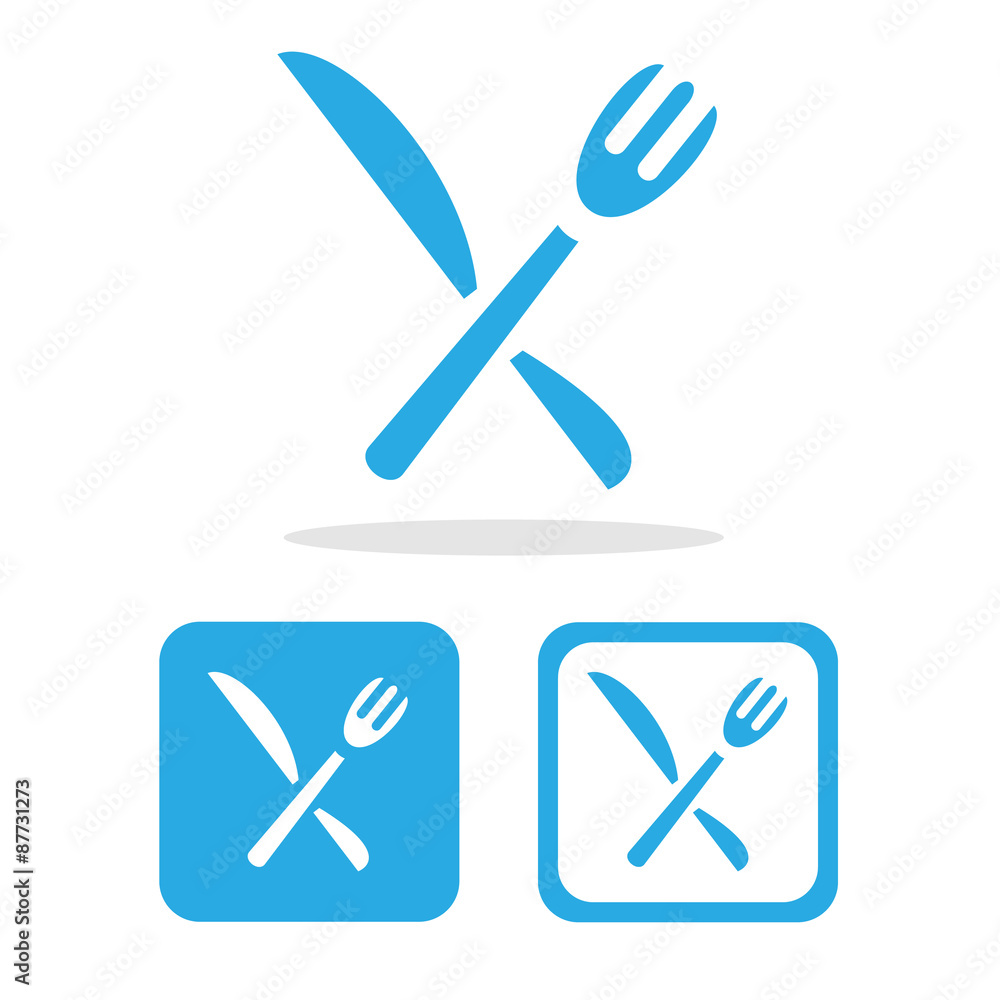 fork and knife icons set great for any use. Vector EPS10. fork and knife icons set great for any use. Vector EPS10.