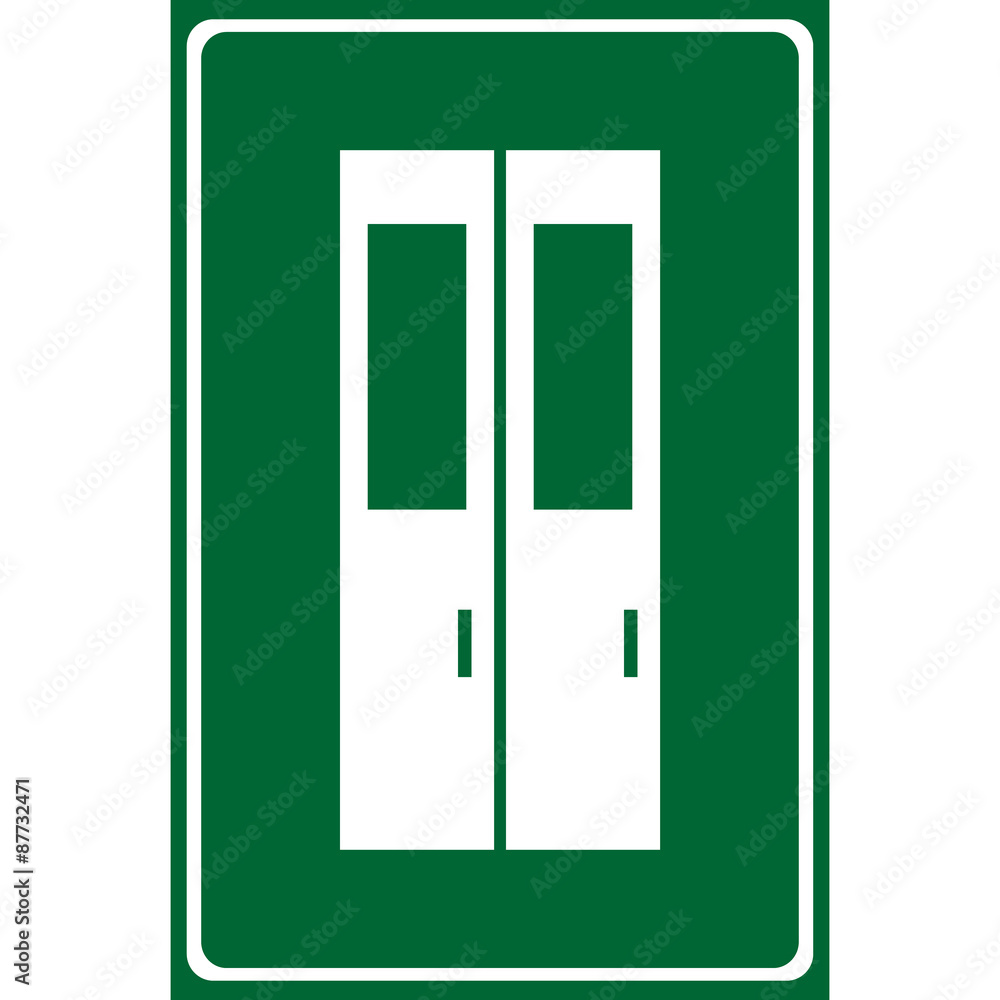 The door icons set great for any use. Vector EPS10.