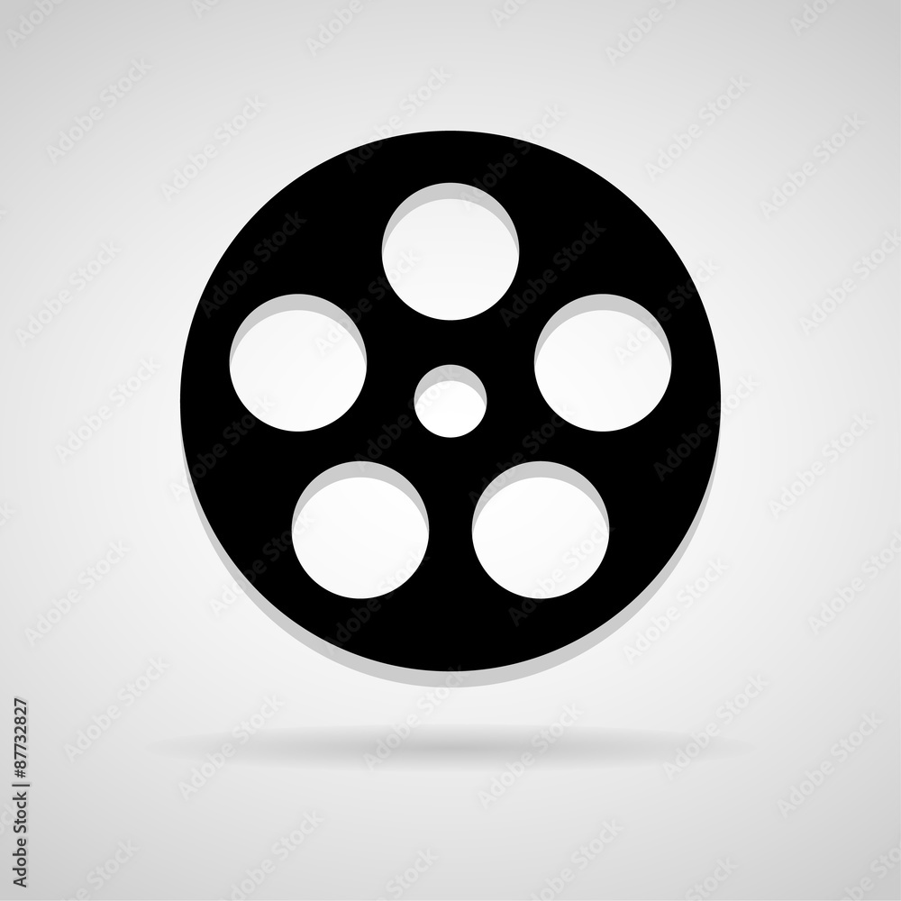 Film icons set great for any use. Vector EPS10.