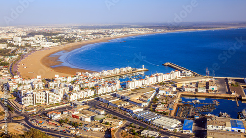 Panorama of Agadir, Morocco photo