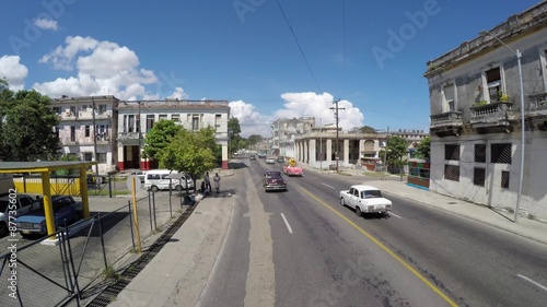 Wallpaper Mural Driving in Havana, Cuba Torontodigital.ca