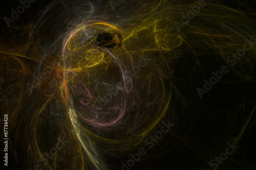Abstract yellow blur background