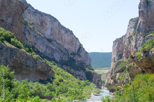 Vászonkép Panoramic of Lubier canyon