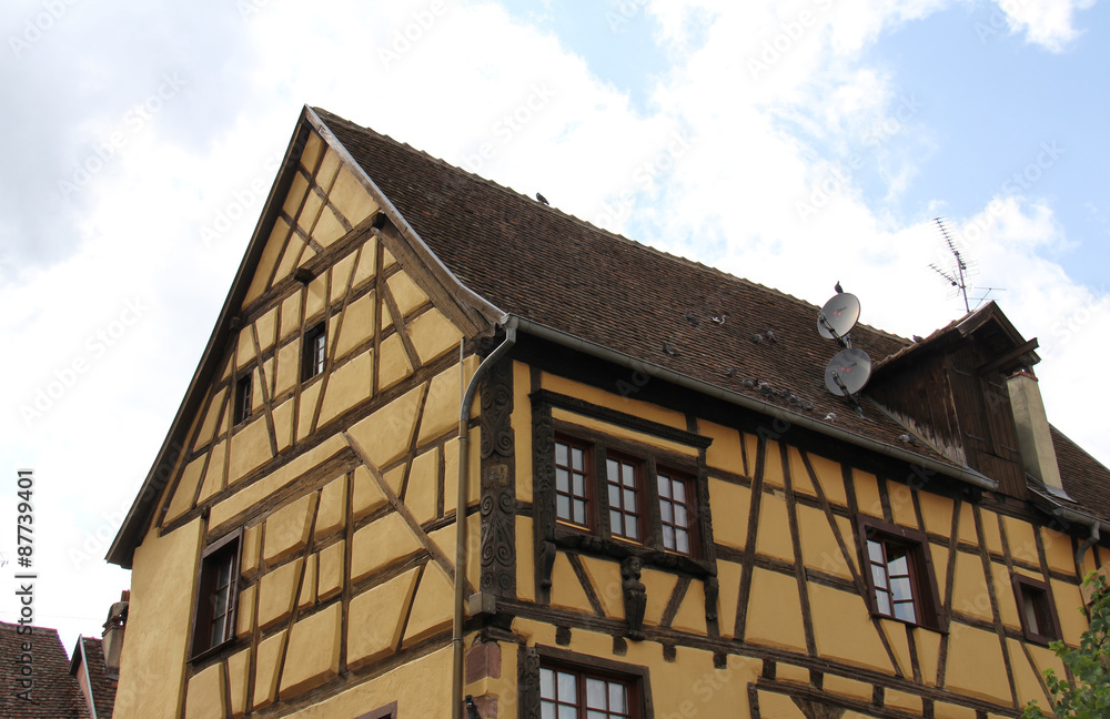 Alsace architecture village de Riquewihr
Alsace architecture village de Riquewihr