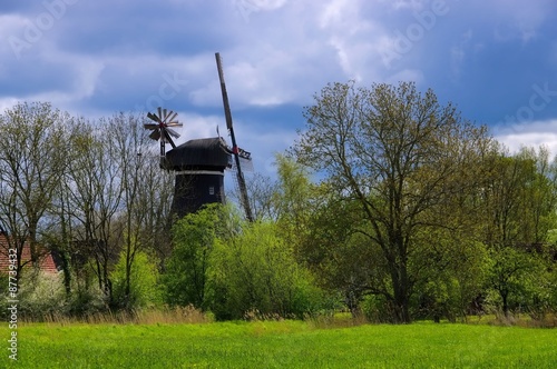 Neustadtgoedens Oberahmer Peldemuehle - windmill Neustadtgoedens 01 photo