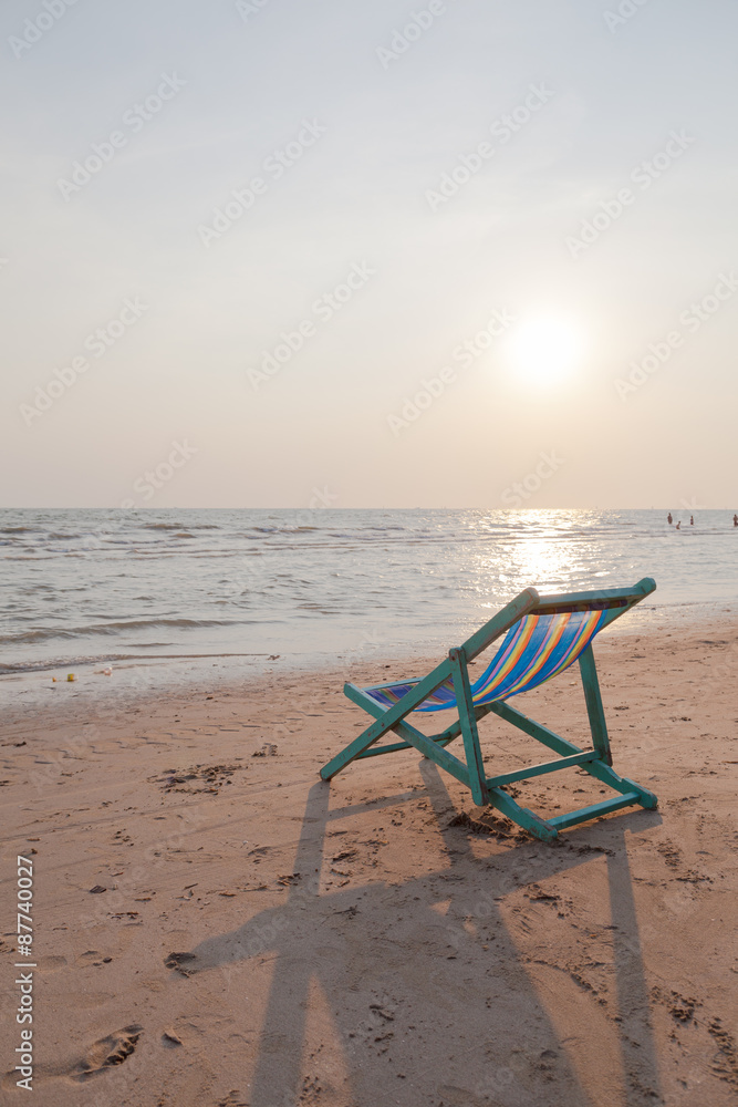 Crib on the beach