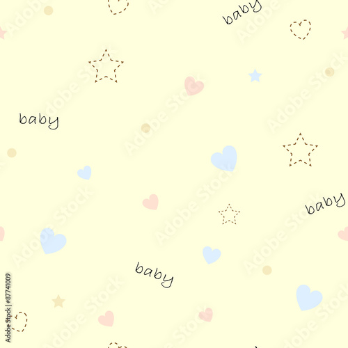 baby background yellow