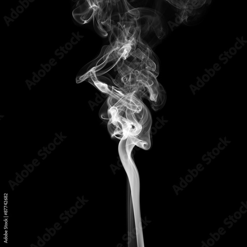 Wallpaper Mural Movement of smoke on black background. Torontodigital.ca