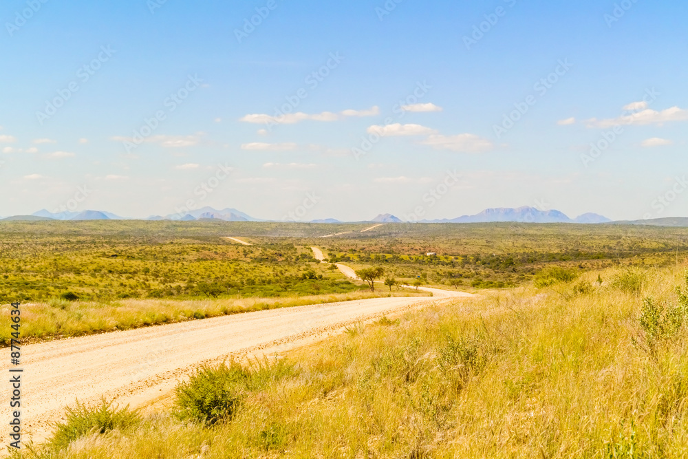 Landscape near Windhoek in South Africa