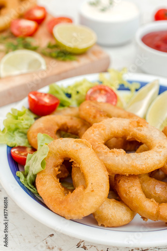Fried squid rings time