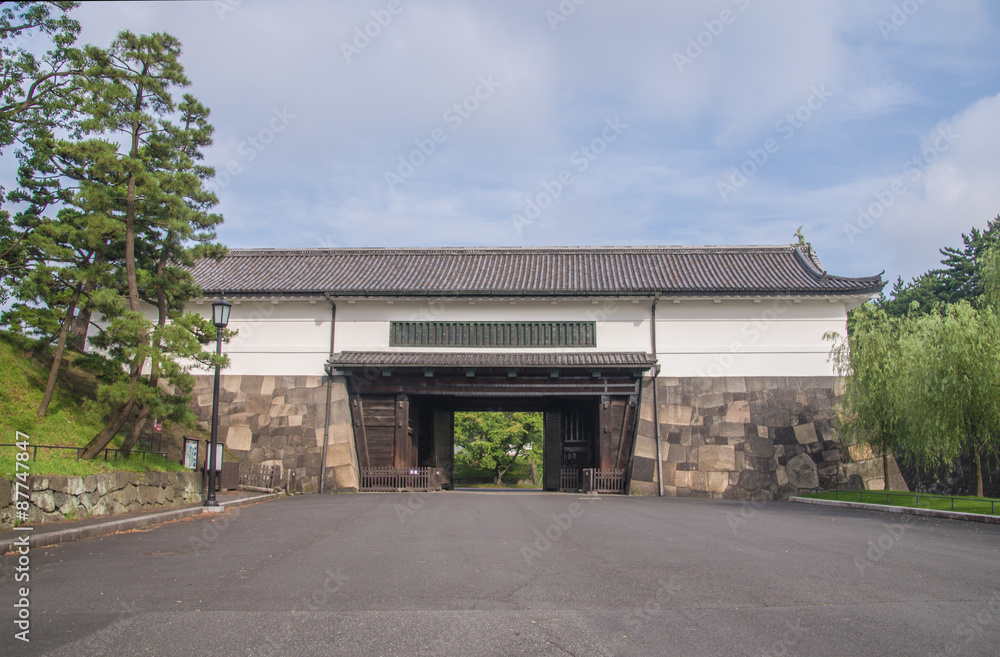 皇居、江戸城の桜田門