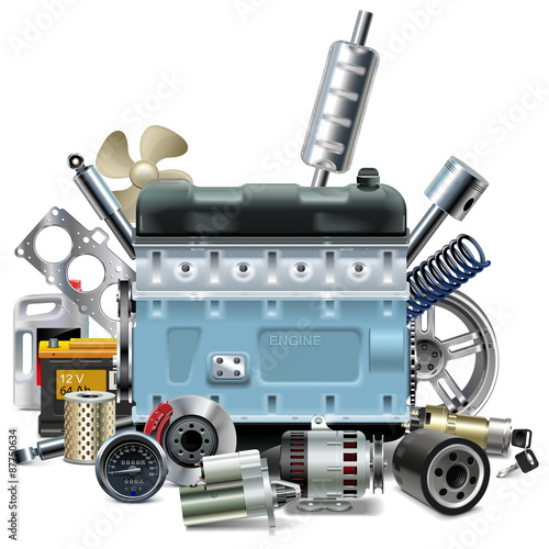 Vector Engine with Car Spares