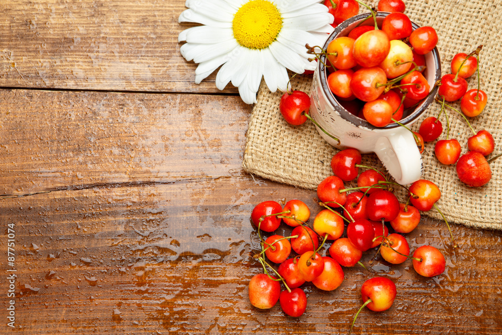 Fresh cherries Fresh cherries