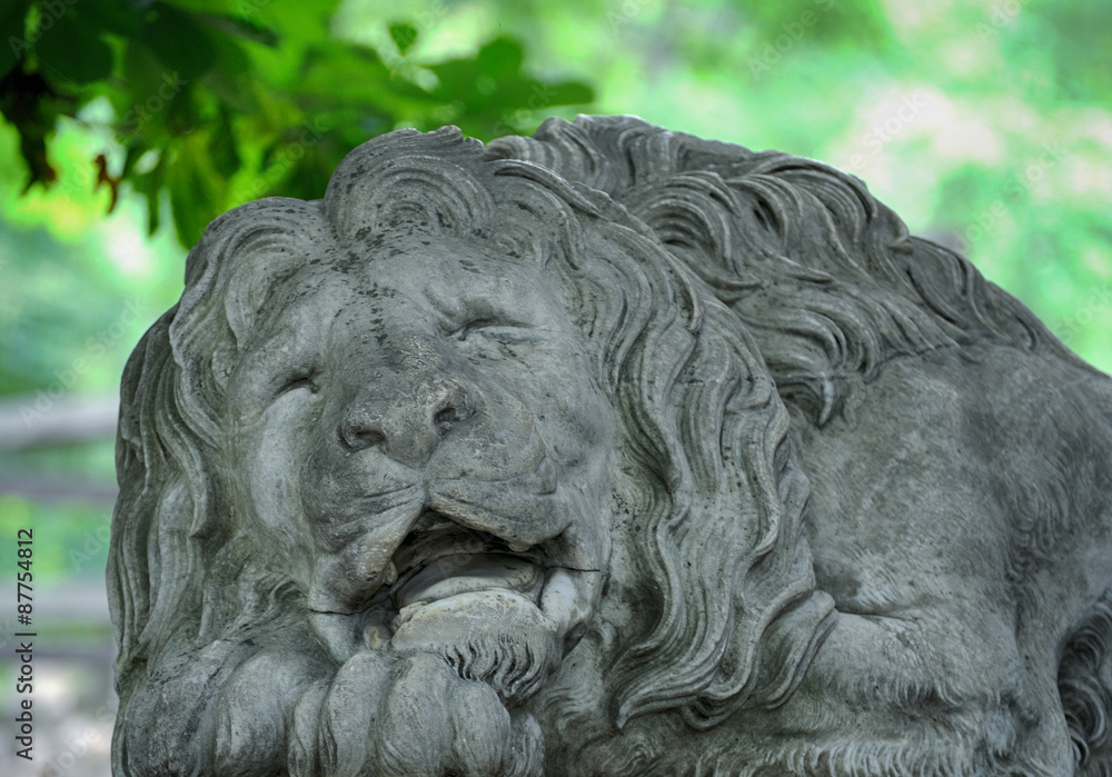 Lion statue