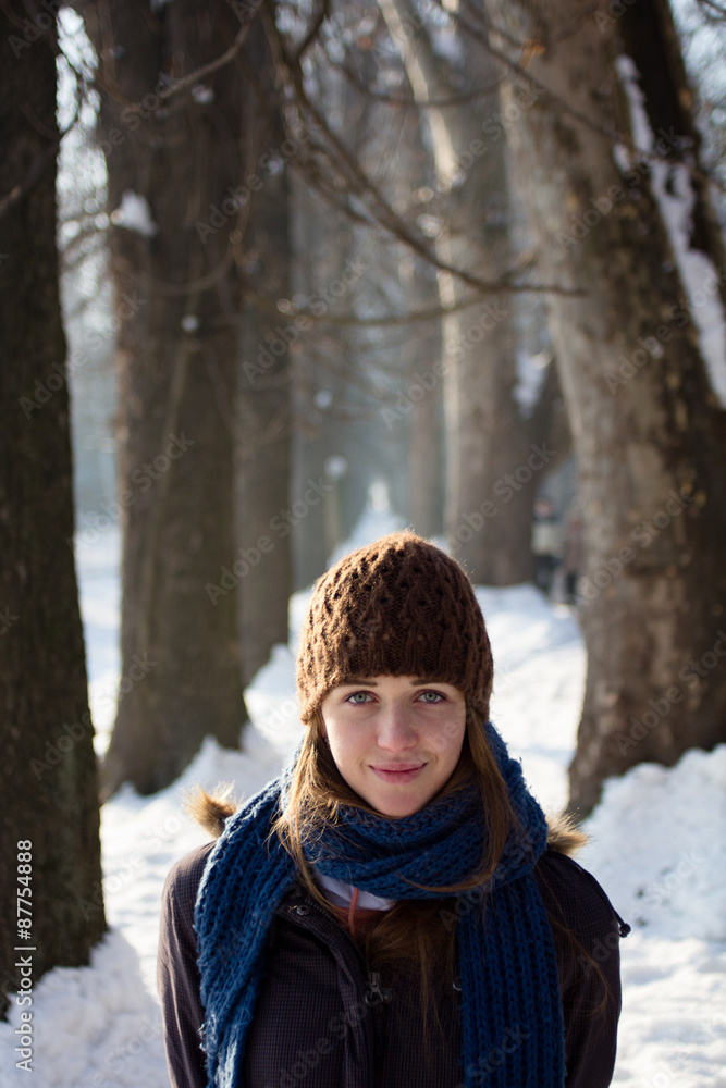 Beautiful Winter Woman Beautiful Winter Woman
