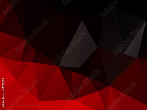 Red Background Triangular