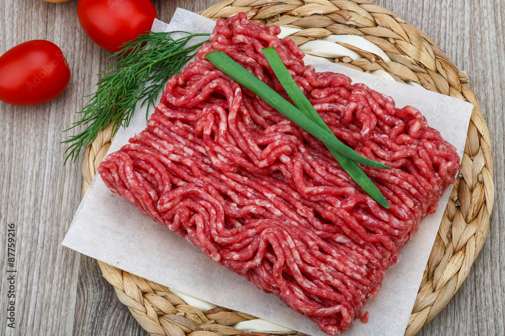 Raw minced meat Raw minced meat