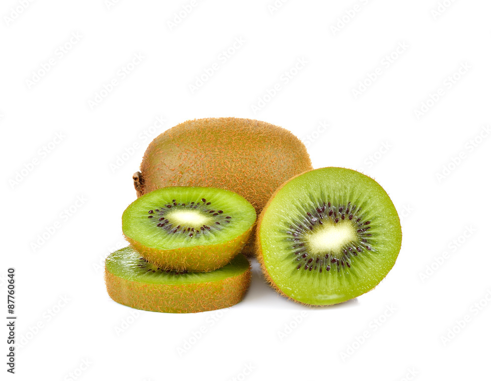 kiwi fruit isolated on white background kiwi fruit isolated on white background