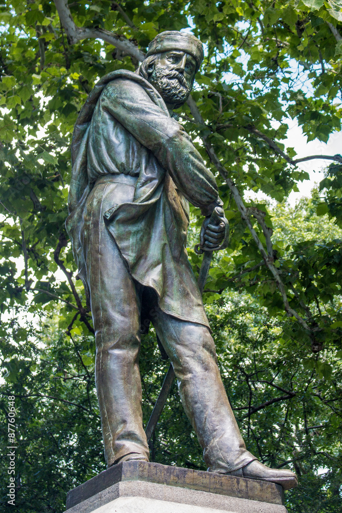 Statue of Giuseppe Garibaldi Washington Square Park Manhattan New York City Statue of Giuseppe Garibaldi Washington Square Park Manhattan New York City