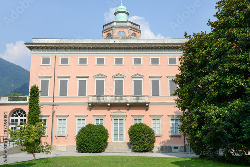 Villa Ciani on botanical park of Lugano