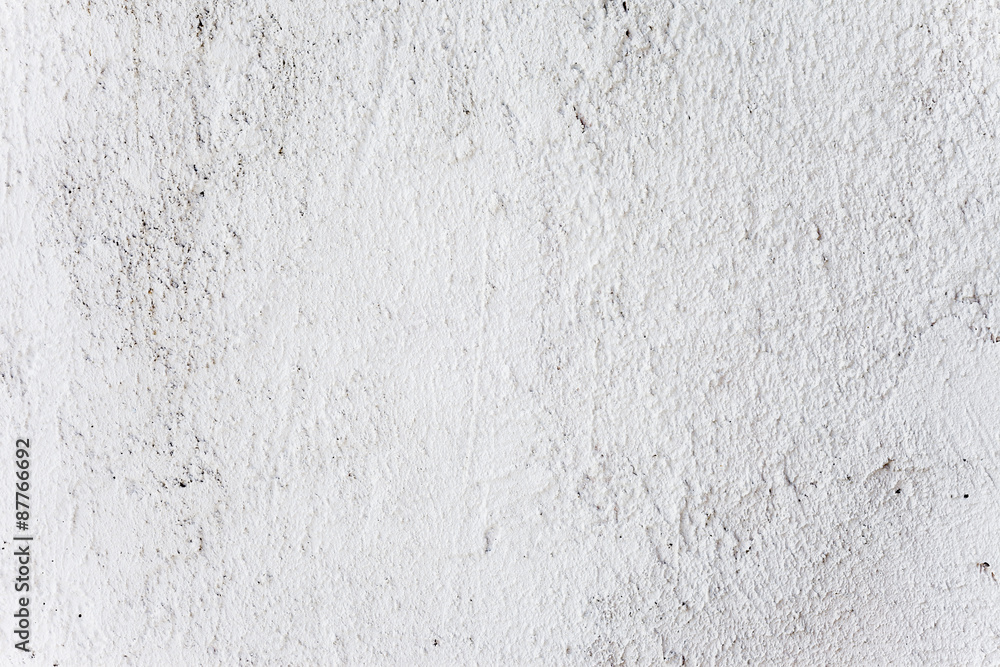 Grungy White Concrete Wall Background