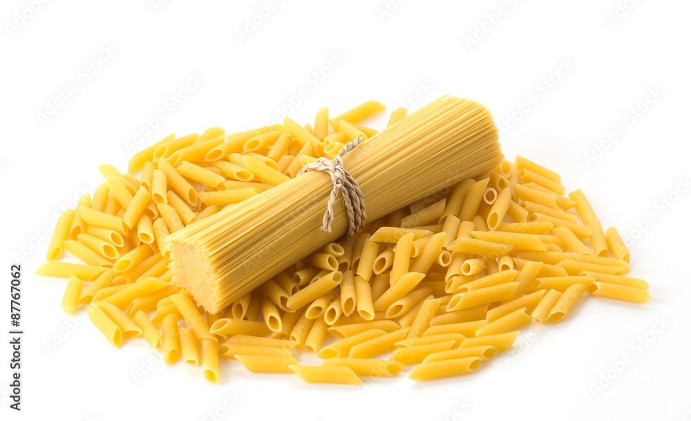 Italian spaghetti pasta dried food