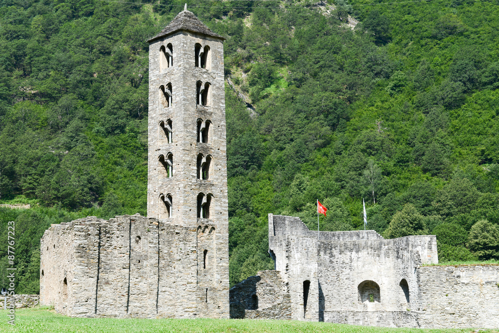 The castle of Mesocco, Switzerland The castle of Mesocco, Switzerland