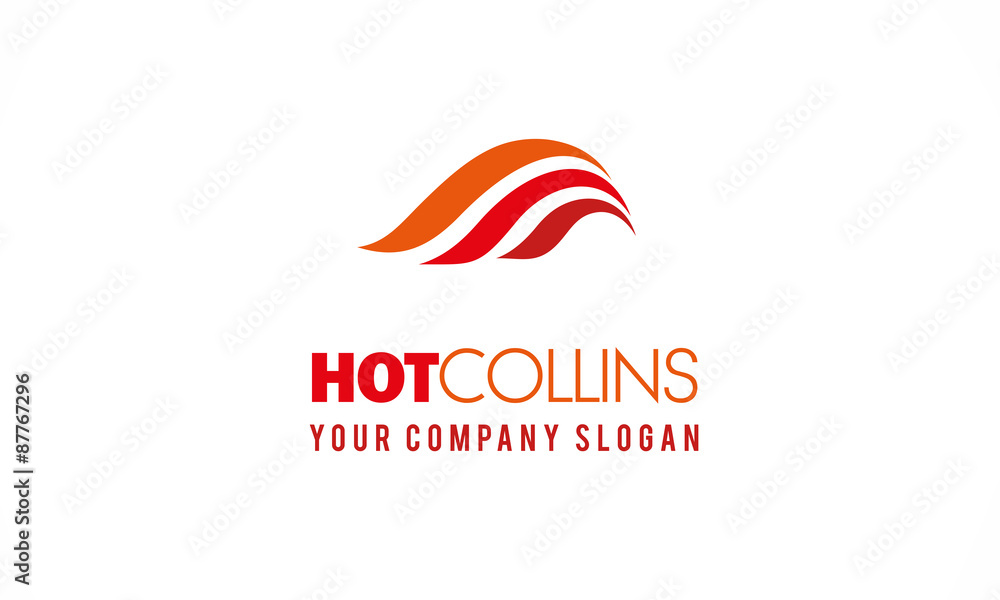 Fototapeta premium logo hot collins