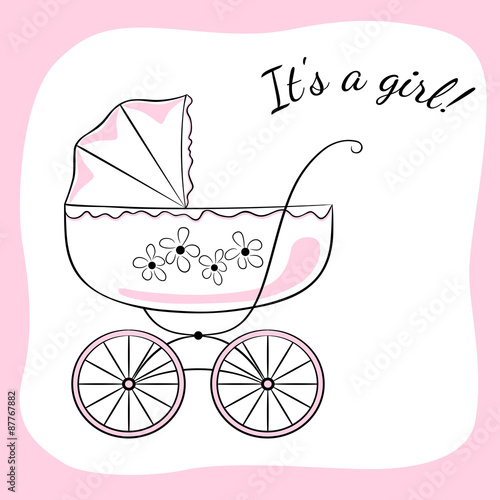 Girl arrival announcement 2