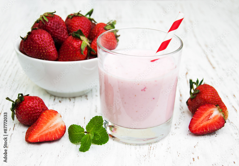Strawberry yogurt Strawberry yogurt