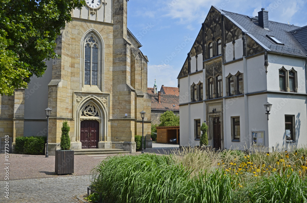 Kirche St. Kunigunde und Pfarrhaus, Pirna