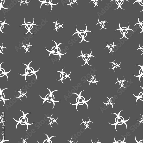 seamless pattern with Bio hazard