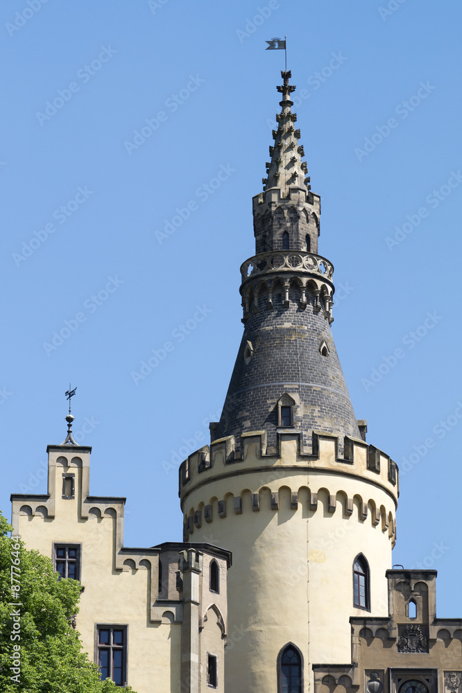 Obraz premium Schloss Arenfels bei Bad Hönningen am Rhein, Deutschland