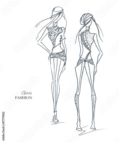 Fashion Model Sketch