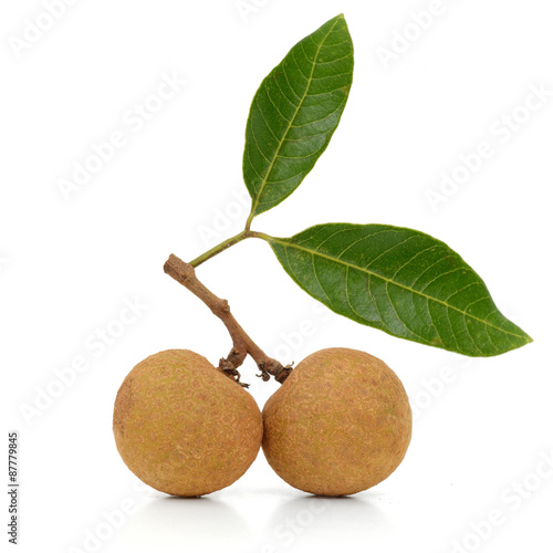Fresh longan isolate on the background (Fruit)