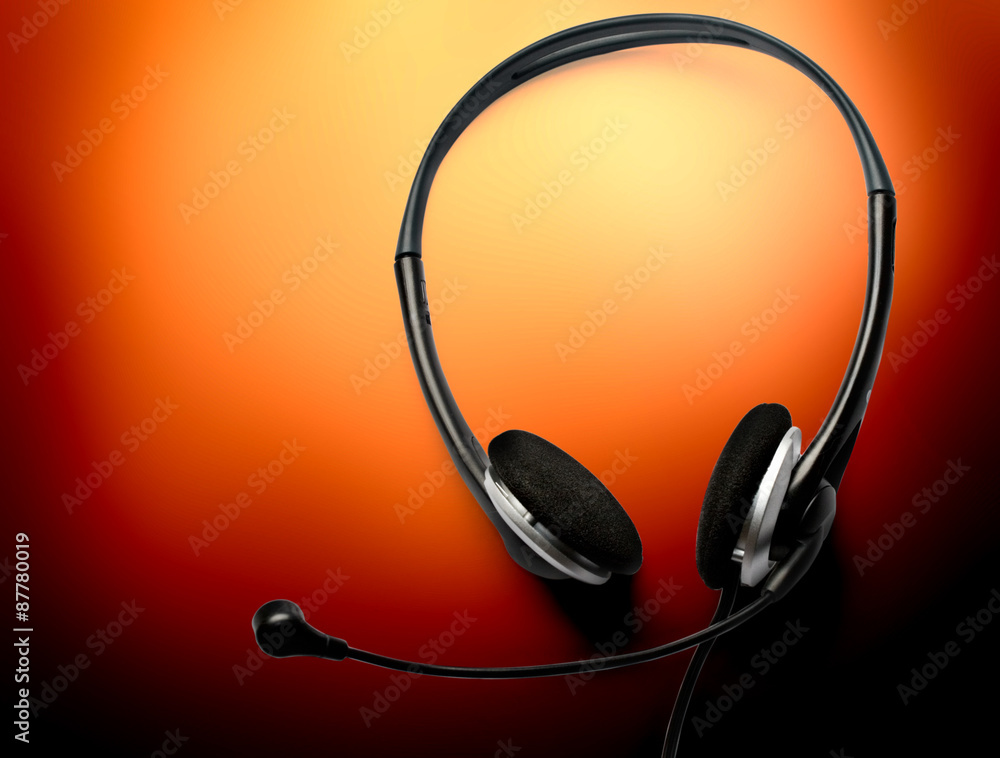 Headset with microphone Headset with microphone