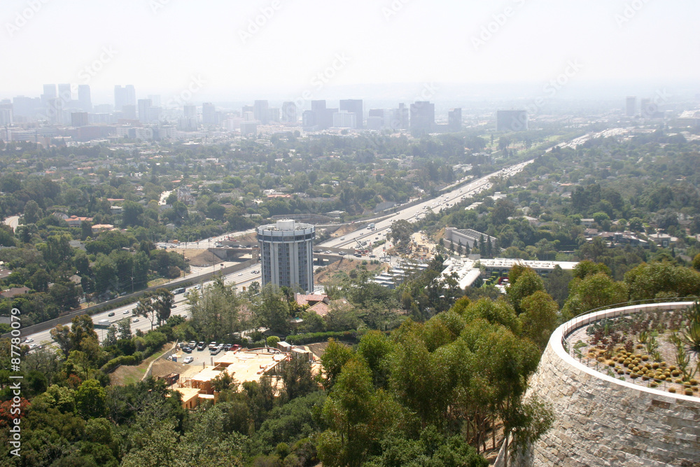 Obraz premium Los Angeles Pollution