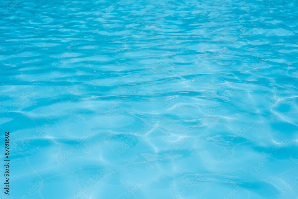 blue pool water background