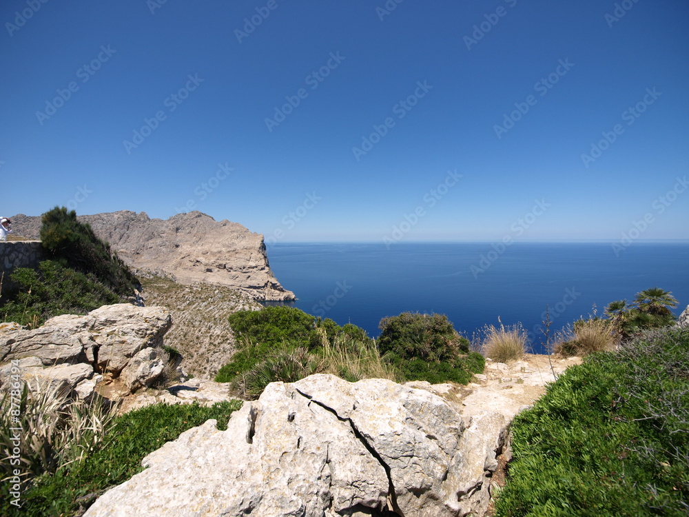 Wilde Landschaft am Cap de Formentor