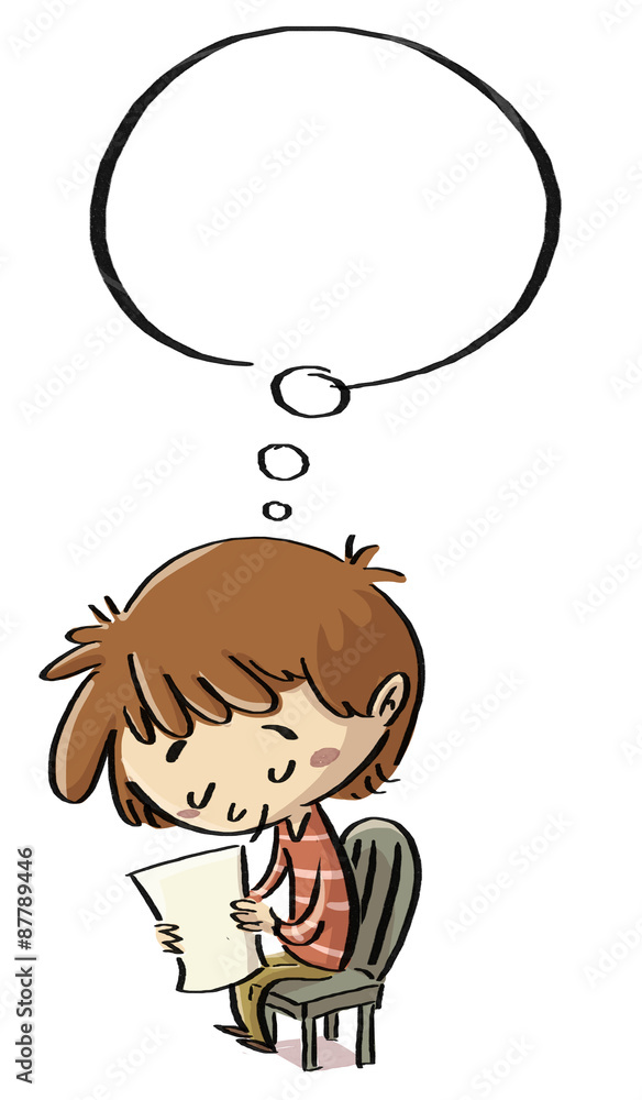 niño sentado leyendo niño sentado leyendo