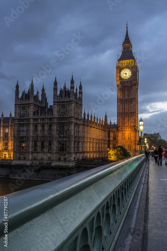 Houses of Parliament at night