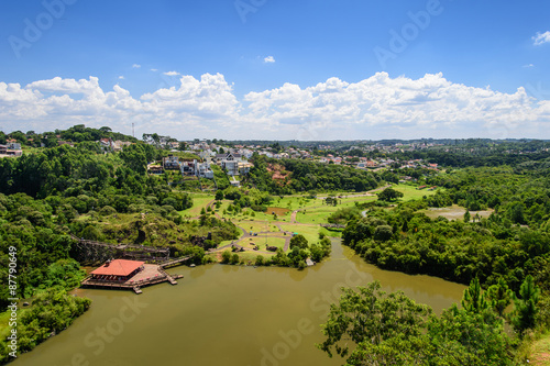 Top view of Curitiba, Brazil