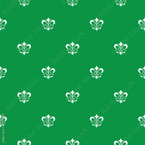 Lis de fleur seamless pattern