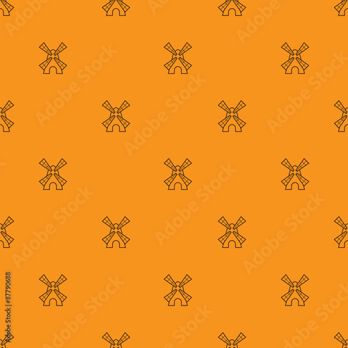 Cute windmills pattern