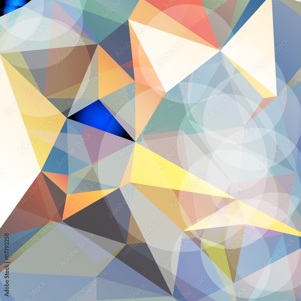 Fototapeta premium Colorful abstract vector. triangular geometric