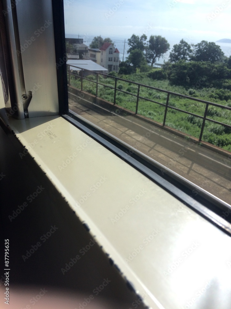 Fototapeta premium 車窓